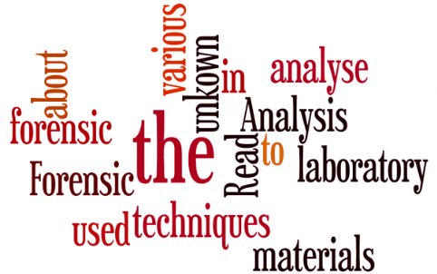 Forensic Analysis: Read about the various techniques used to analyse unkown materials in the forensic laboratory